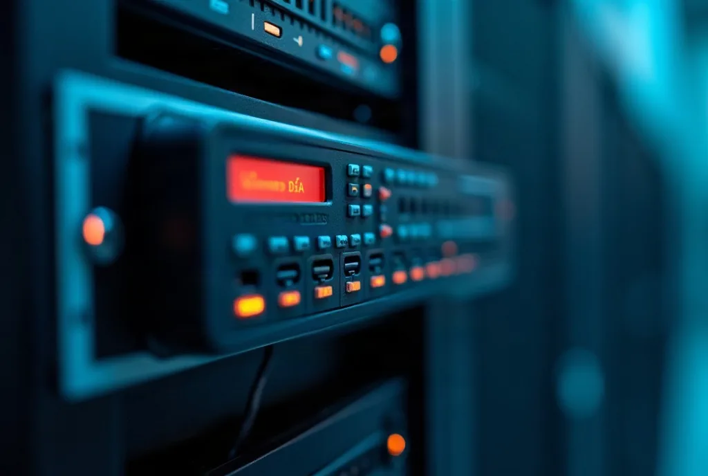 Firewall appliance mounted in a server rack