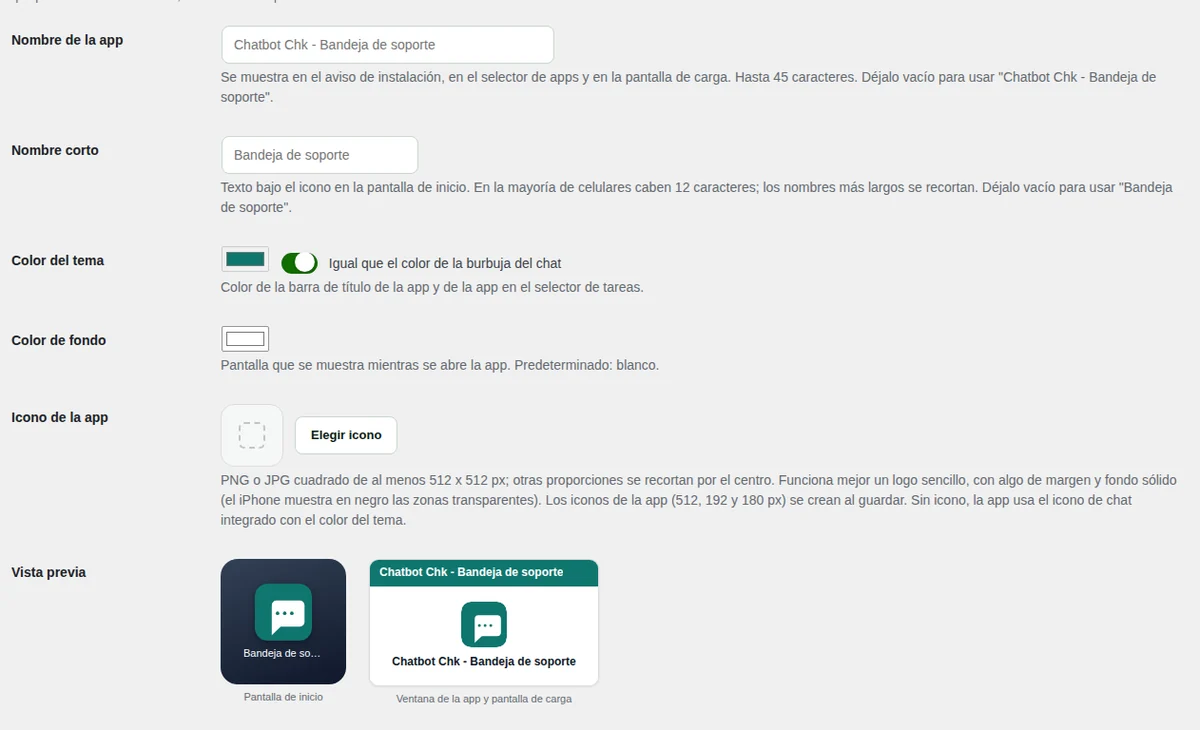Imagen de marca: cómo se ve la Bandeja de soporte instalada.